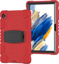 NIKCORP Oklopna zaštitna maska za Samsung Galaxy Tab A7 10.5" sa stalkom trodijelna konstrukcija, crvena
